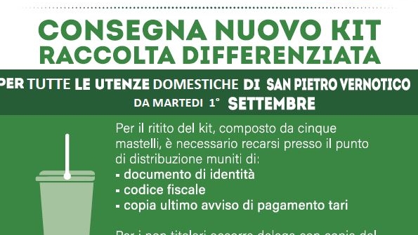 Notizia Studio Amica - Consegna nuovo kit raccolta differenziata