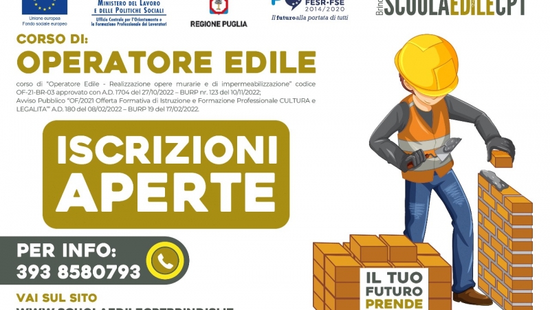 Notizia Studio Amica - Corso di formazione triennale di Operatore Edile