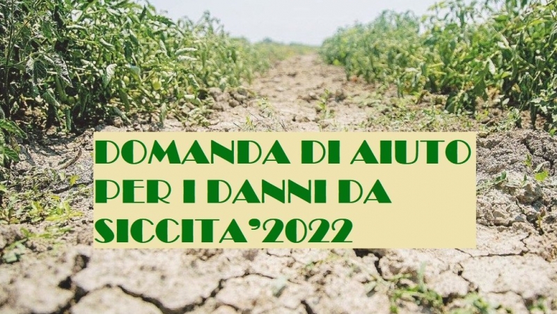 Notizia Studio Amica - Domande aiuti relativi alla siccità 2022 - Proroga per la presentazione delle istanze ai Comuni